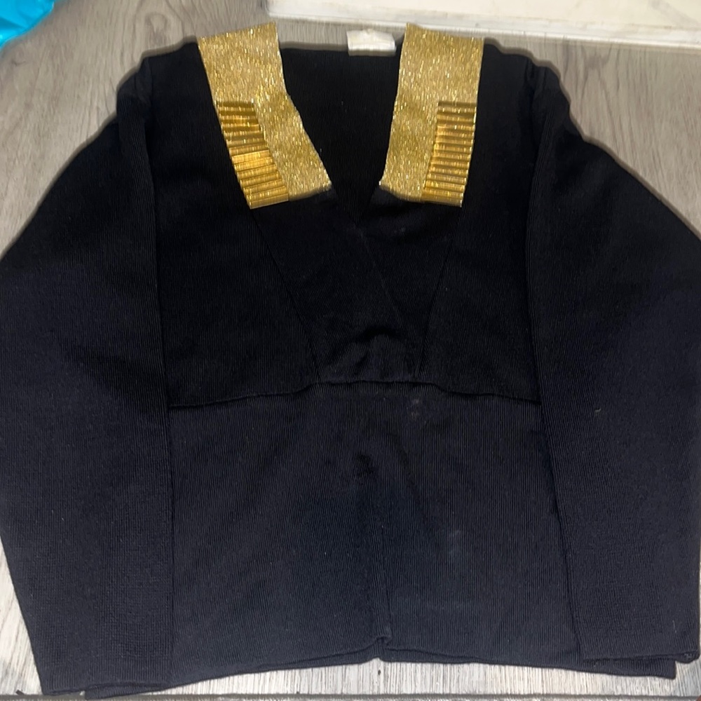 Gianfranco Ferre Gold & Black Sweater